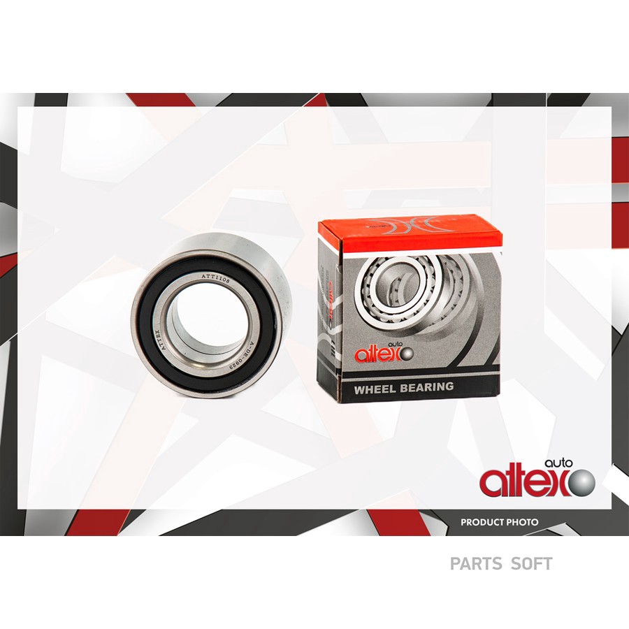 Подшипник ступицы для а/м ВАЗ 2108 (передней) "ATTEX" - ATTEX None None